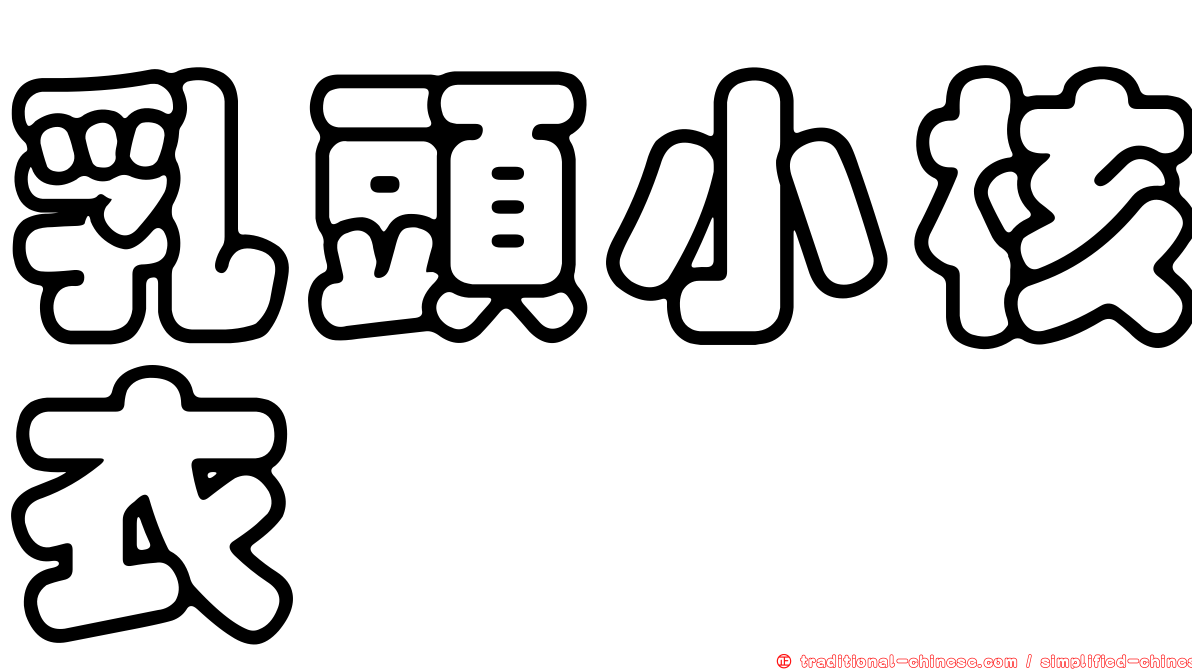 乳頭小核衣