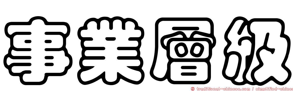 事業層級