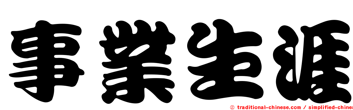 事業生涯