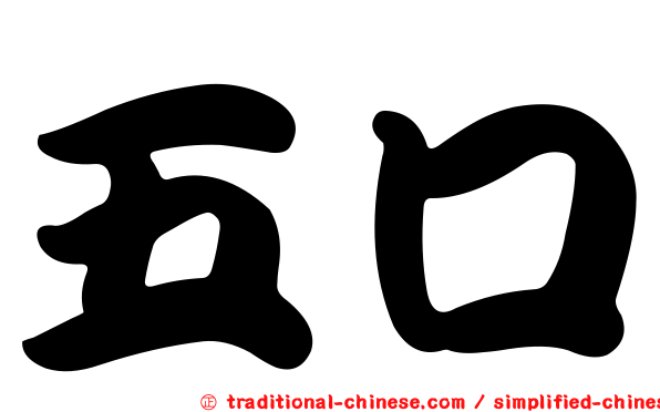 五口
