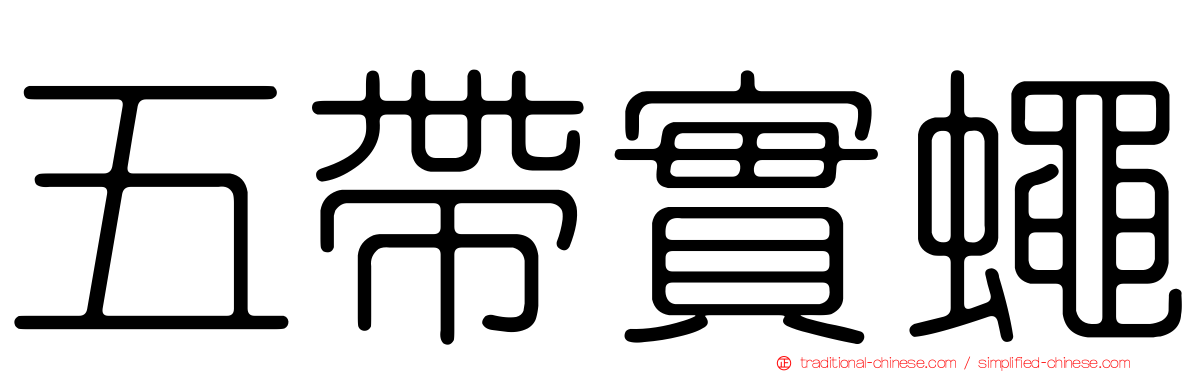 五帶實蠅