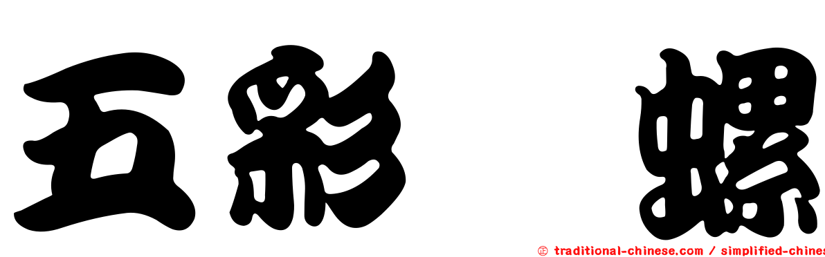 五彩蜑螺