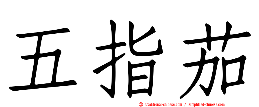 五指茄