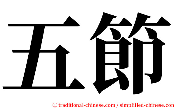 五節 serif font