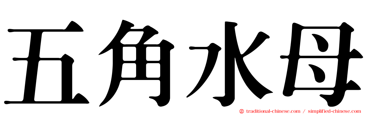 五角水母