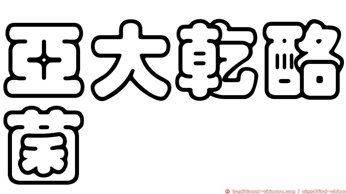 亞大乾酪菌