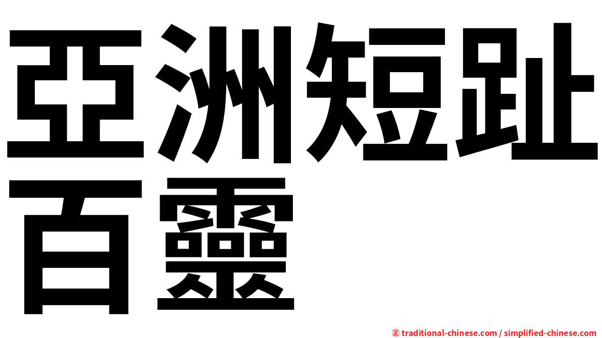 亞洲短趾百靈