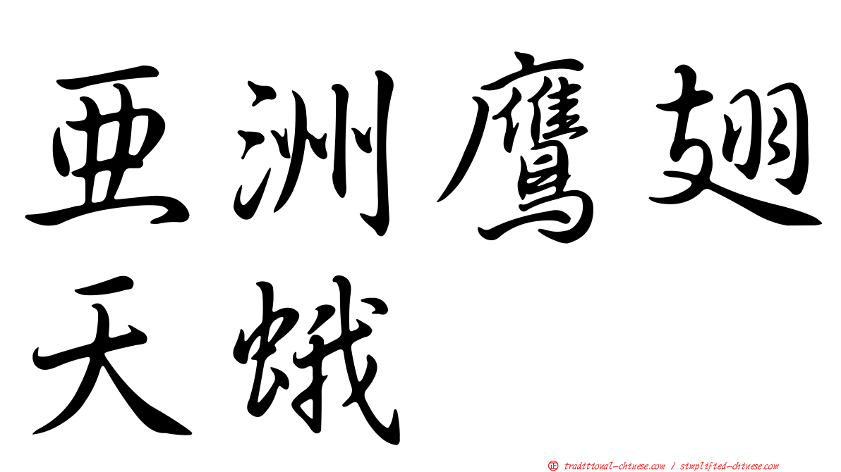 亞洲鷹翅天蛾