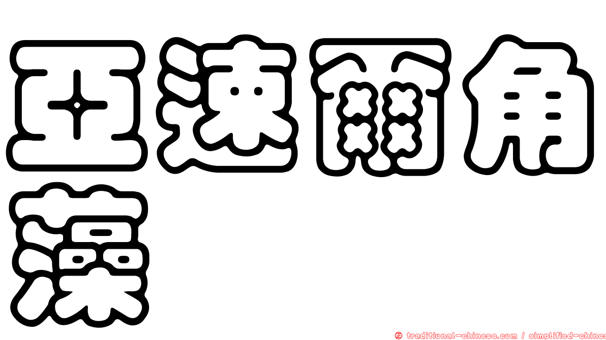 亞速爾角藻