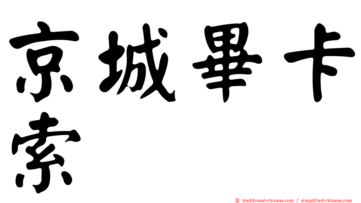 京城畢卡索