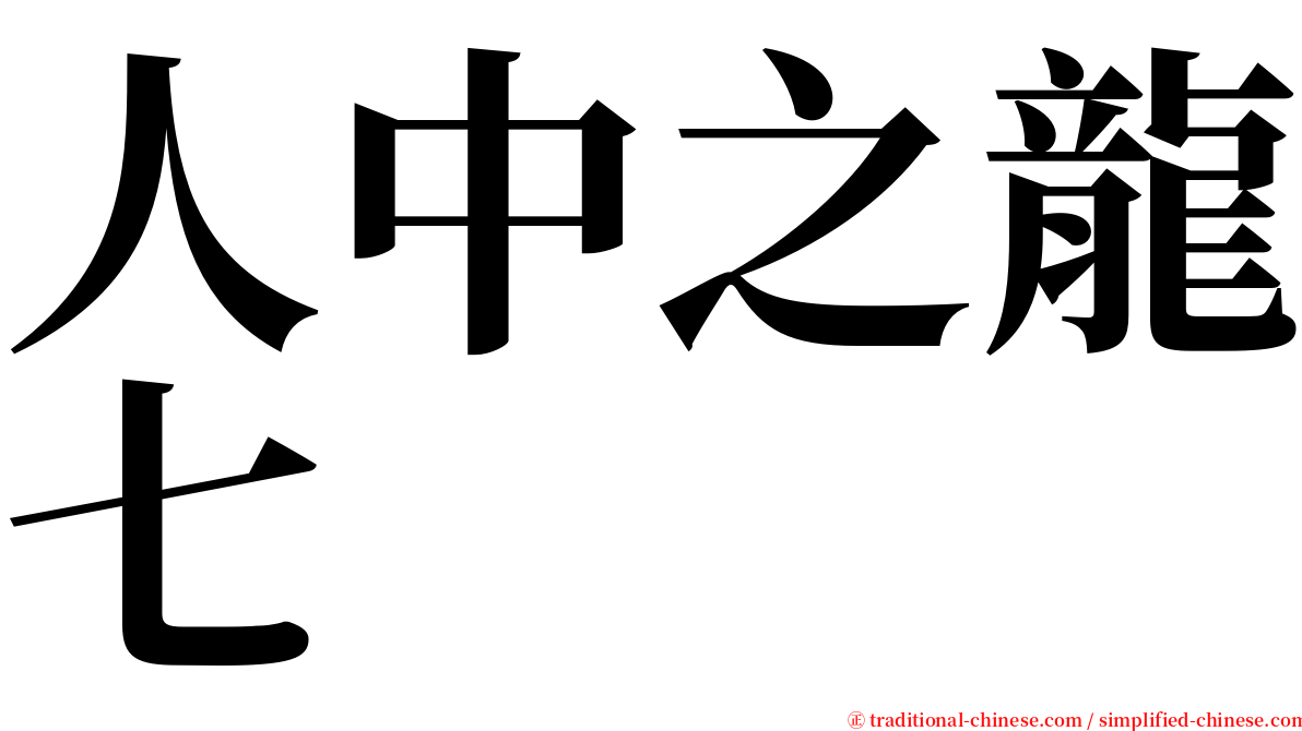 人中之龍七 serif font