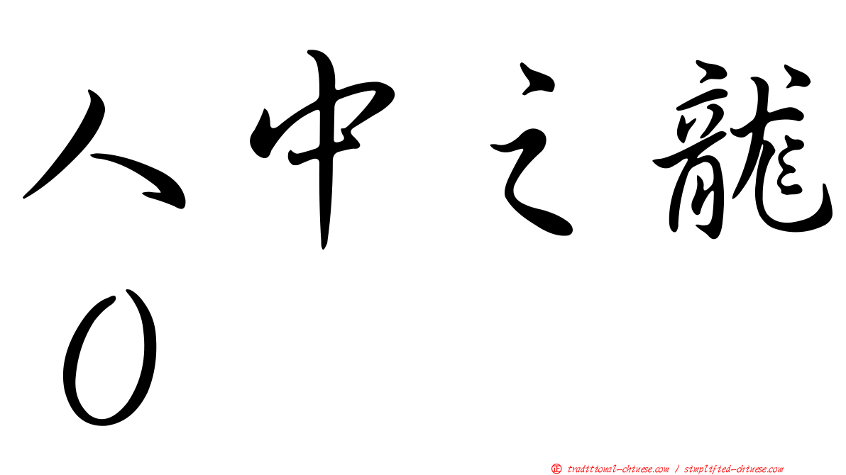 人中之龍０