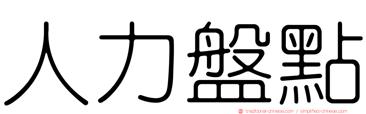 人力盤點