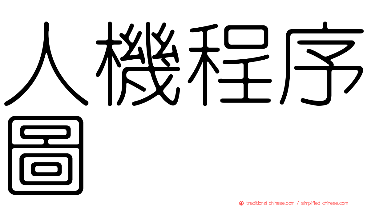 人機程序圖