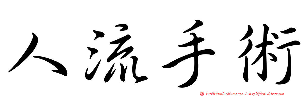 人流手術