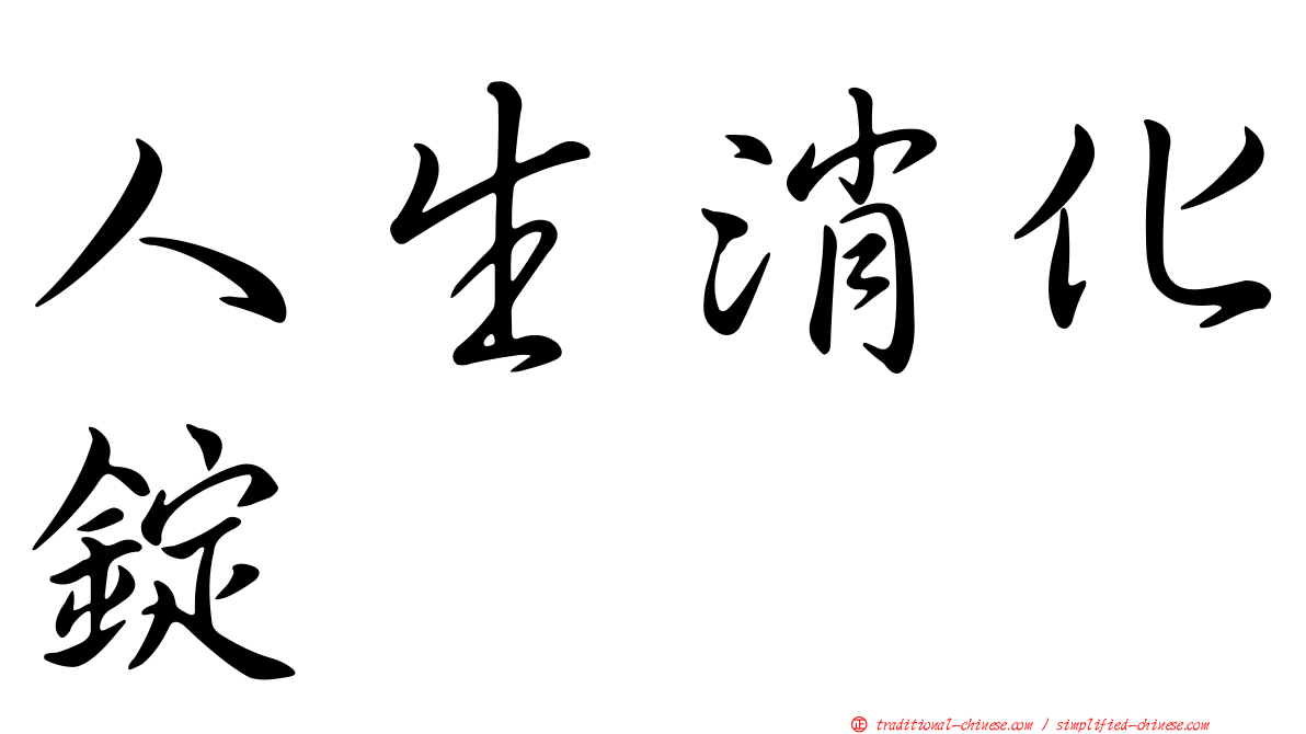 人生消化錠