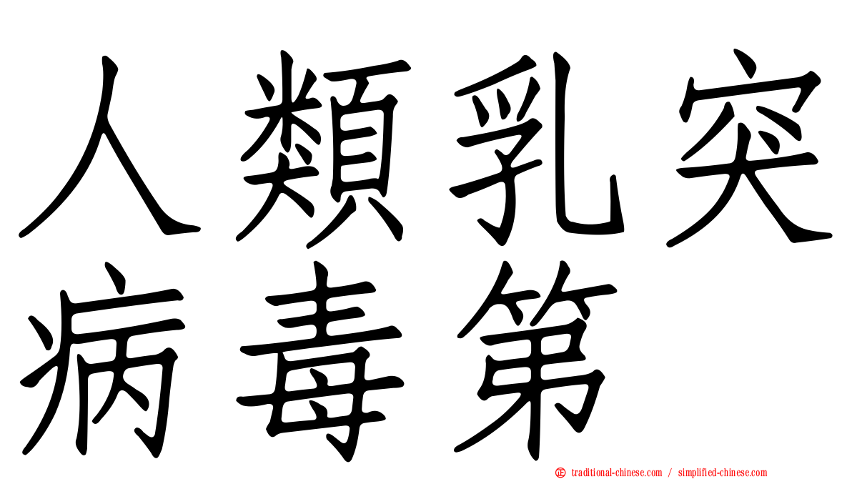 人類乳突病毒第