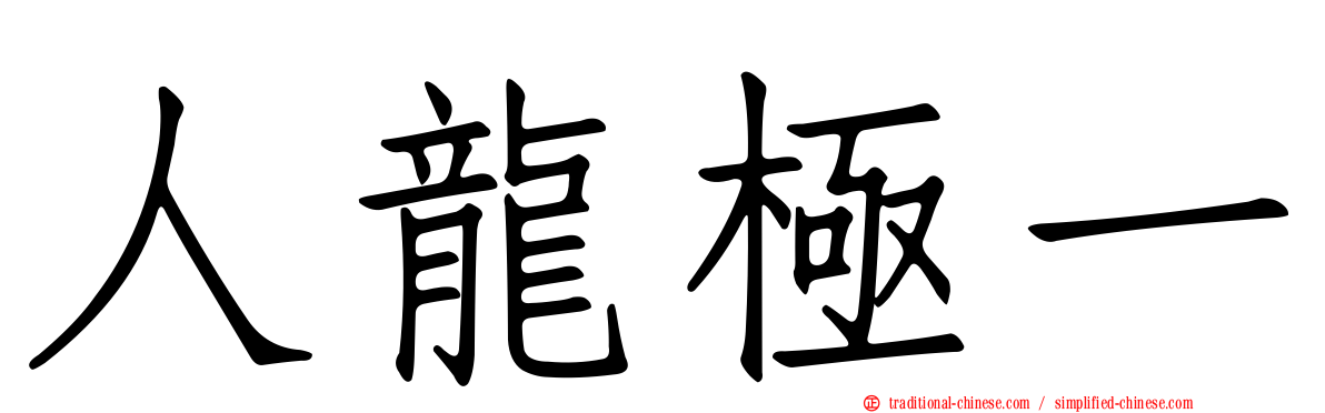 人龍極一