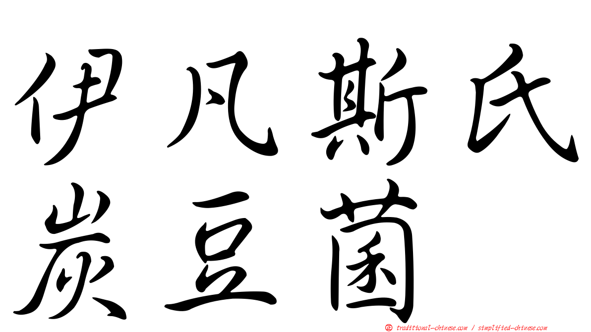 伊凡斯氏炭豆菌