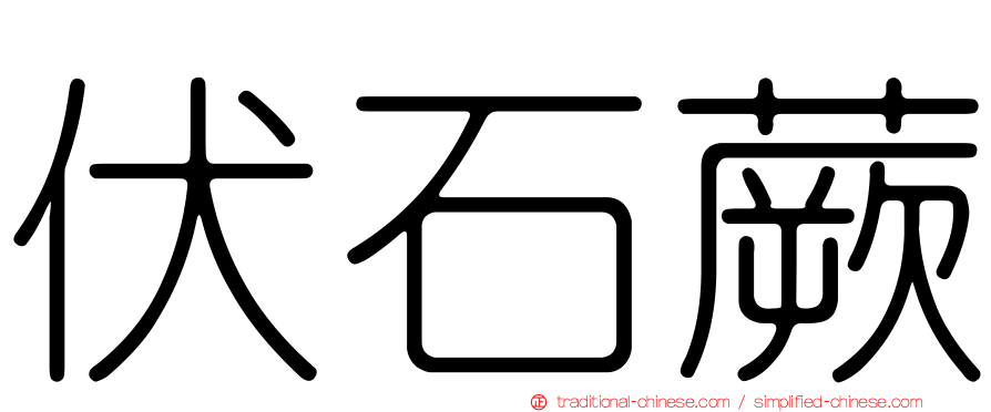 伏石蕨
