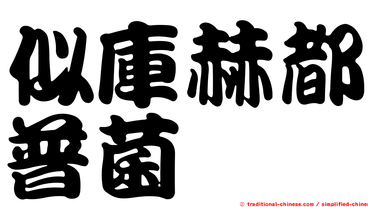 似庫赫都普菌