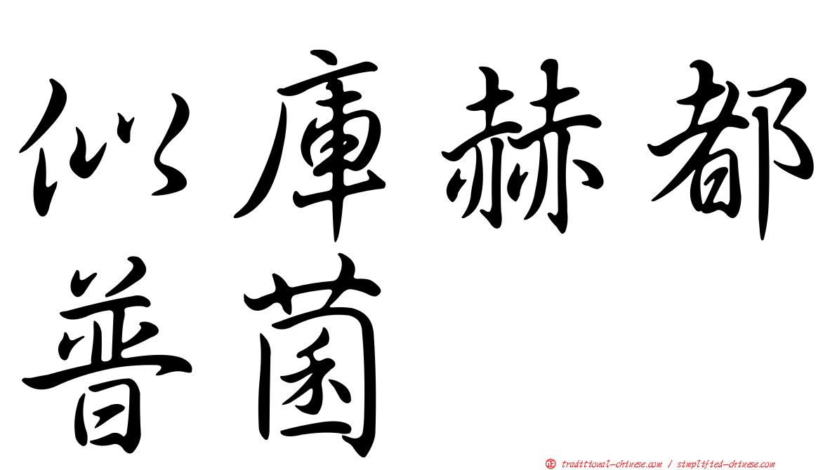 似庫赫都普菌