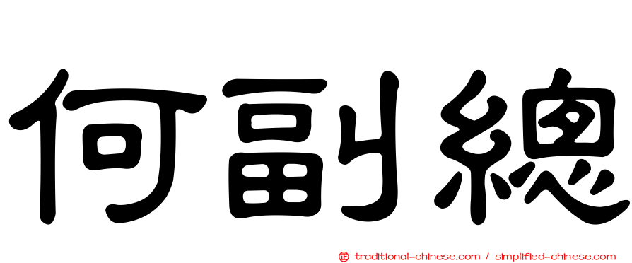 何副總