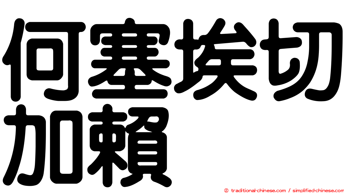 何塞埃切加賴