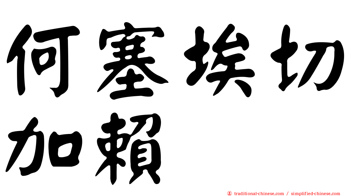 何塞埃切加賴