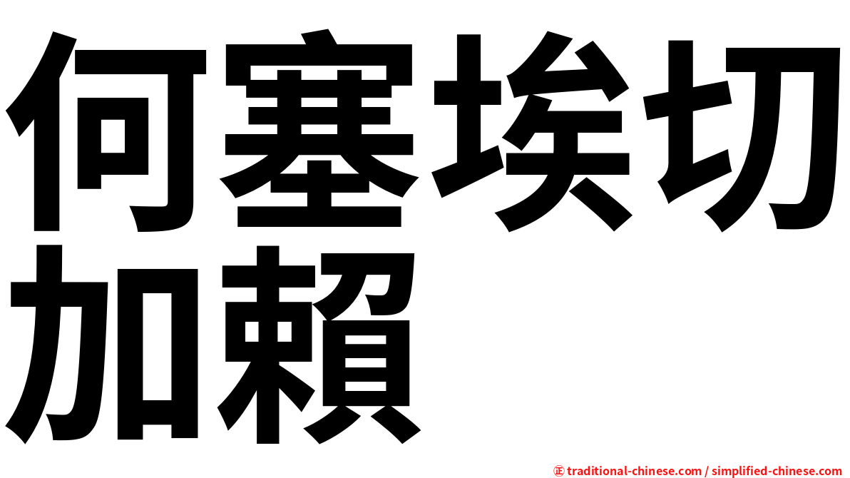 何塞埃切加賴