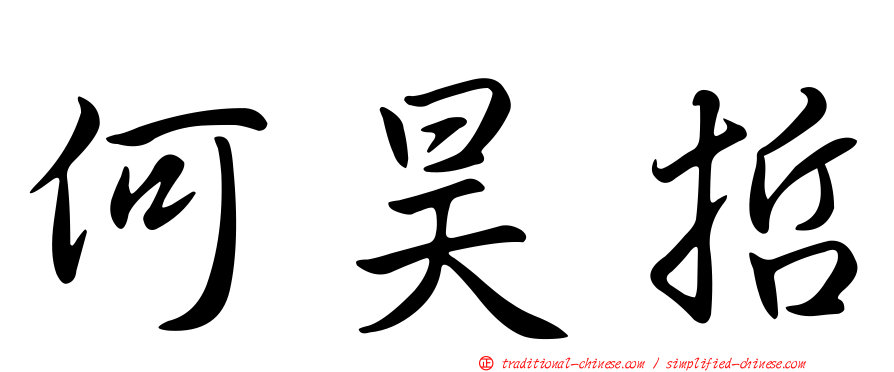 何昊哲