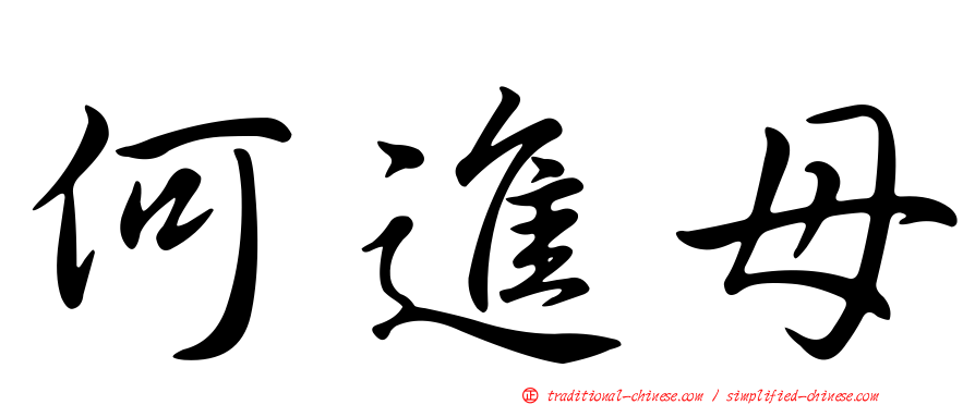 何進母