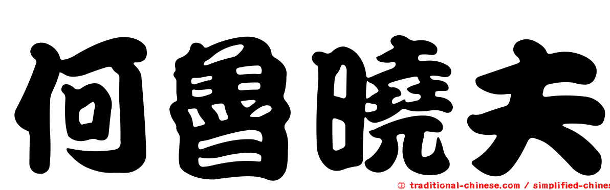 何魯曉夫