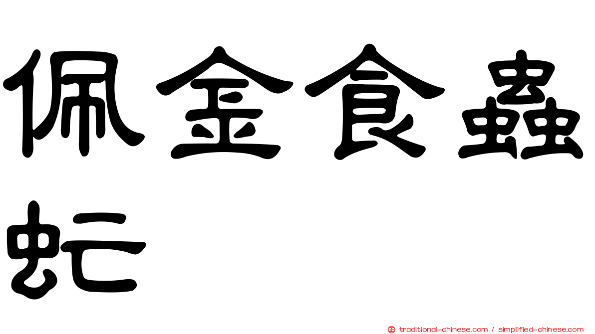 佩金食蟲虻