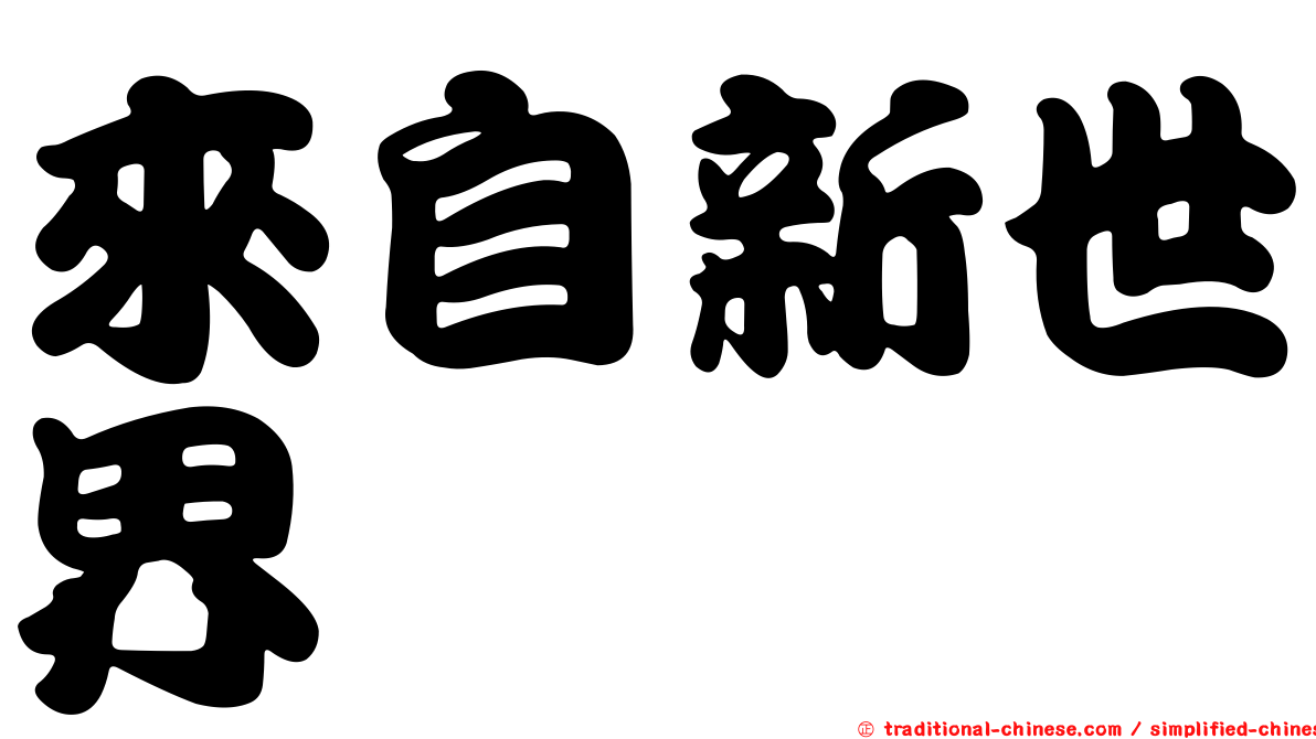 來自新世界