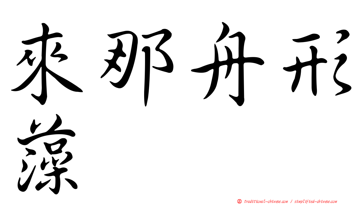 來那舟形藻