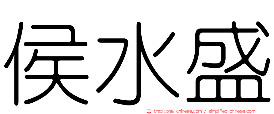 侯水盛
