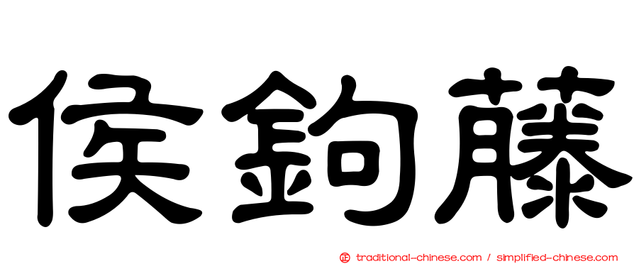 侯鉤藤