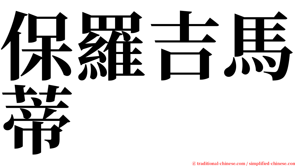 保羅吉馬蒂 serif font