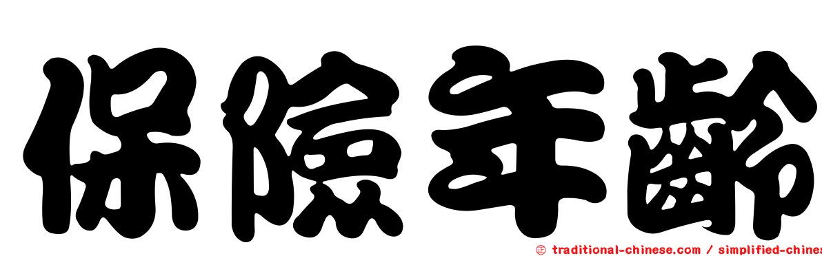 保險年齡