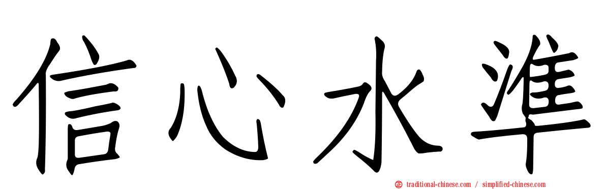 信心水準