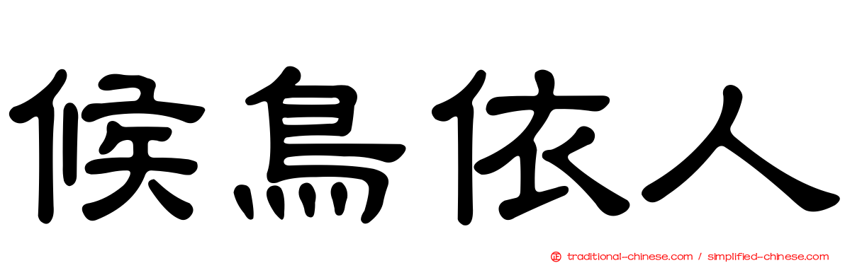候鳥依人