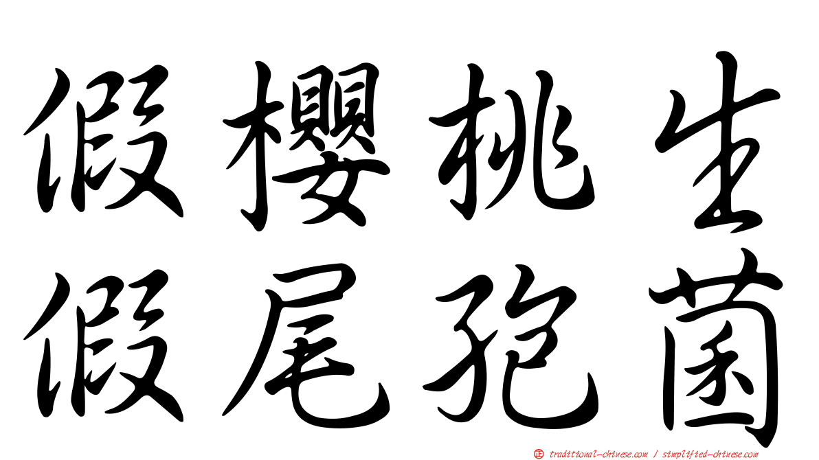 假櫻桃生假尾孢菌