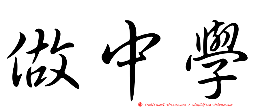 做中學