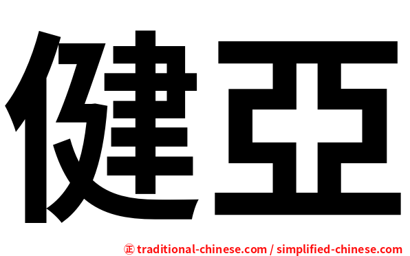 健亞