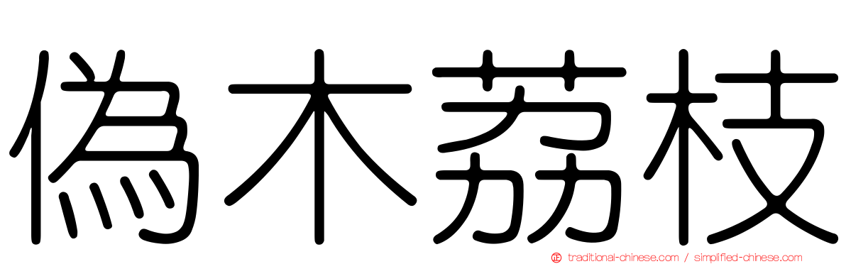 偽木荔枝