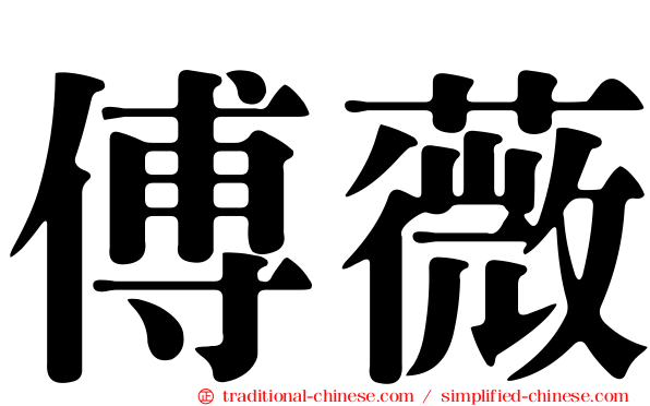 傅薇
