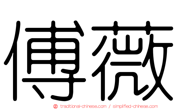 傅薇