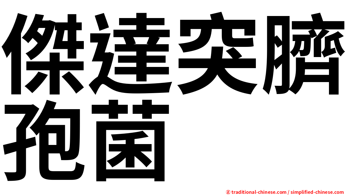 傑達突臍孢菌