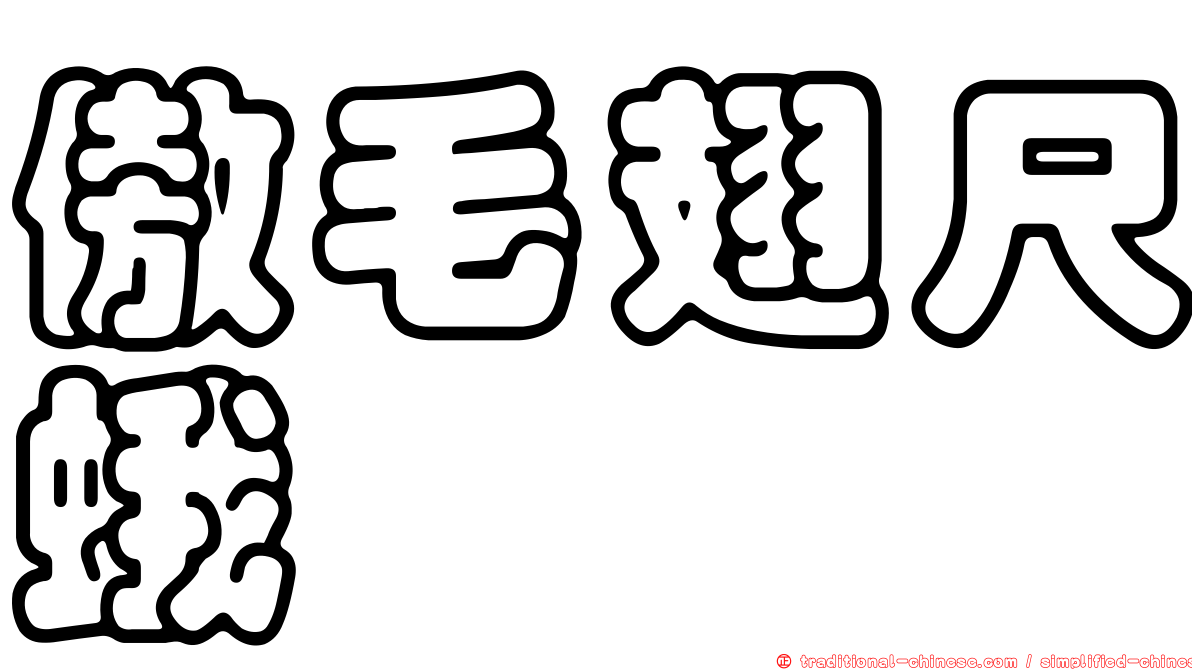 傲毛翅尺蛾